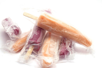 ghiaccioli congelati con protezione 