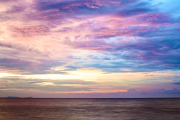 Naklejka na ściany i meble Sunset over Andaman Sea