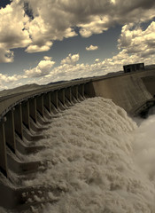 Gariep Dam near Norvalspont in South Africa