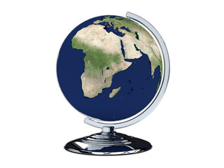 3d Render Illustration Of  Classroom Globe