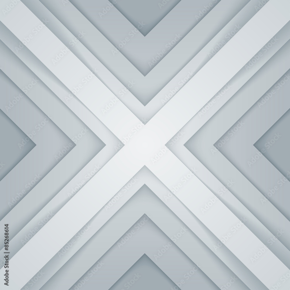 Aufkleber abstract gray and white triangle shapes background