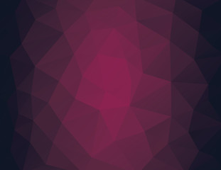 Polygon style vector background illustration