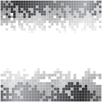 Abstract Background With Black And White Pixels