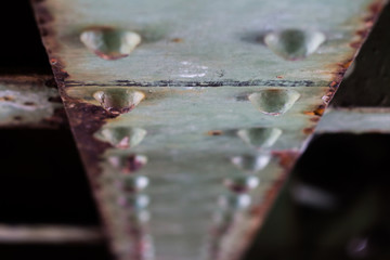 Stahlträger, angerostet