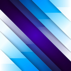 Obraz premium Abstract blue triangle shapes background