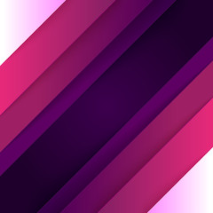 Fototapeta premium Abstract purple and violet paper triangle shapes background