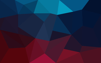 Abstract red and blue geometrical background