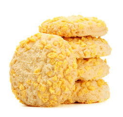 Homemade Cookies With Cornflake Chips