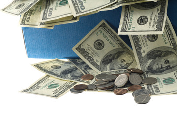 Shoe box Savings - US currency