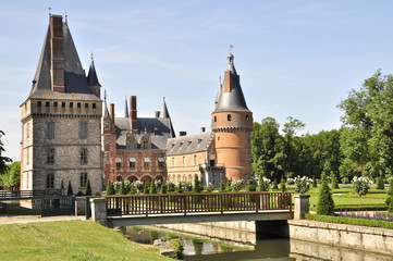 Fototapeta na wymiar Chateau de Francoise d'Aubigné, madame de Maintenon