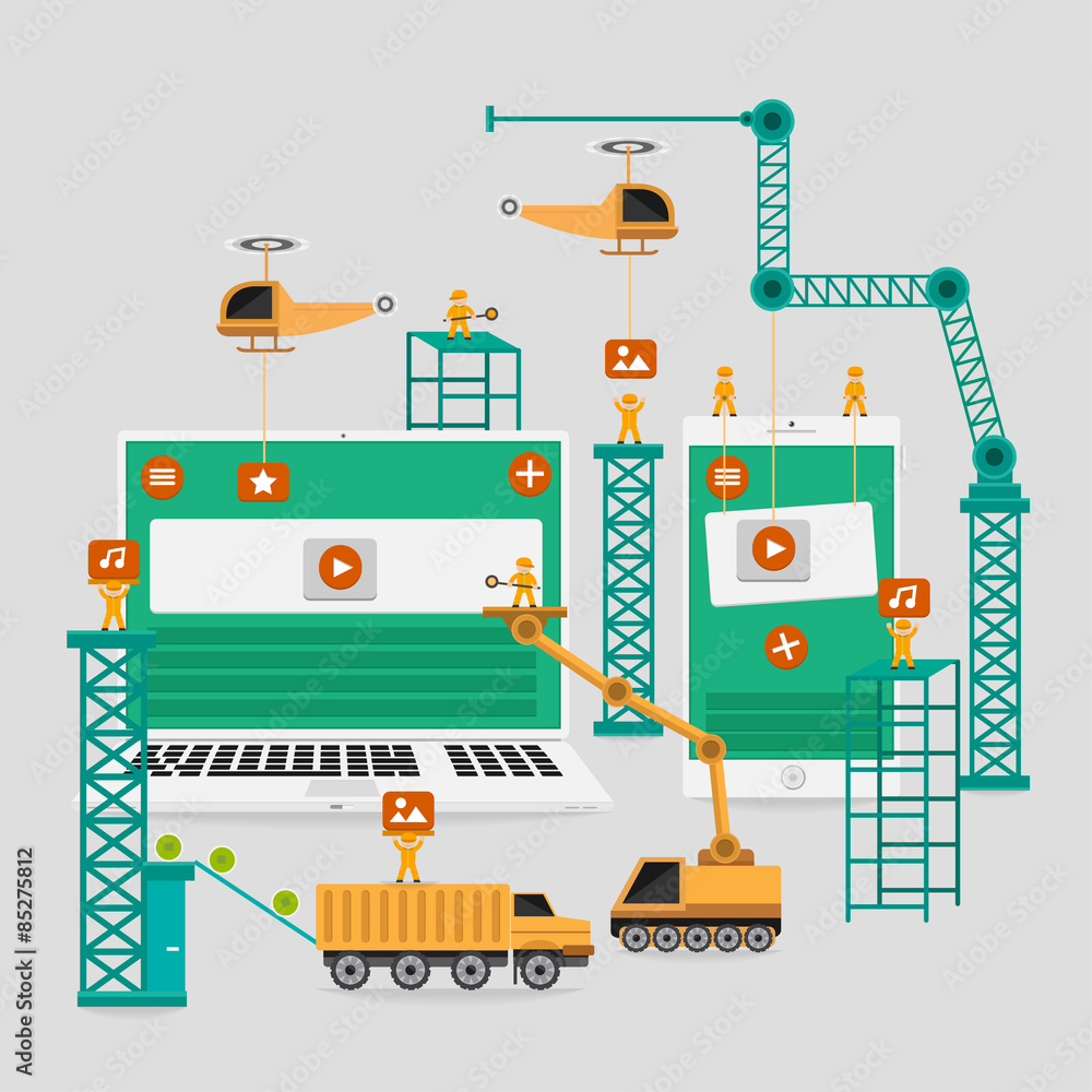 Poster responsive webdesign engineer