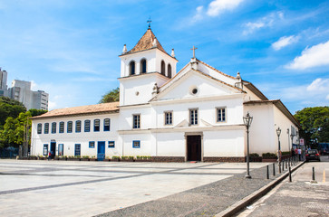 Fototapeta na wymiar Patio do Colegio is the name given to the historical Jesuit chur
