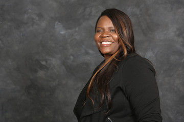 Portrait of dynamic African American Female business professional