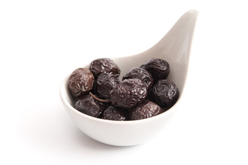 Schwarze Oliven