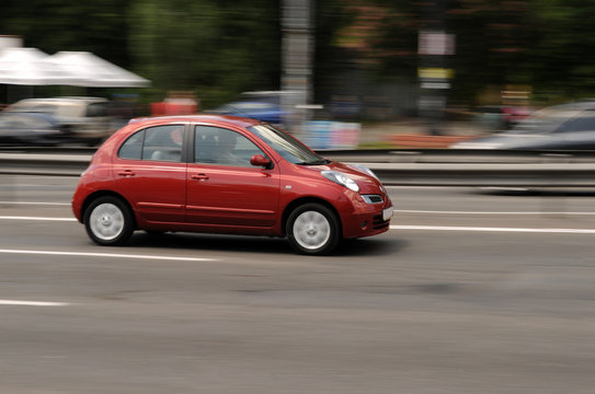 Fototapeta Motion car