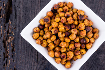 Roasted spicy Seasoned Chick Peas snack