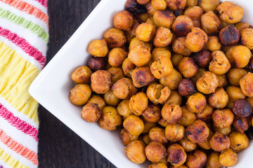 Roasted spicy Seasoned Chick Peas snack