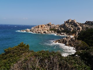 Fototapeta na wymiar Küste Capo Testa Sardinien
