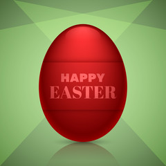 Happy easter egg design. Editable vector. Eps 10