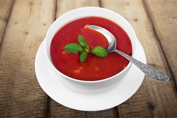 Soup, Tomato Soup, Bowl.