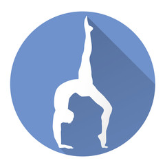 Gymnast figure icon