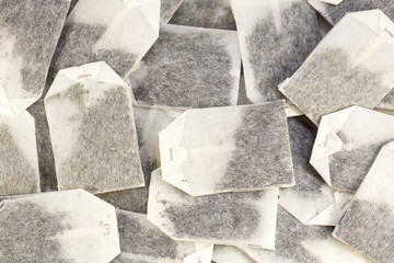 background of the tea bags