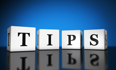 Tips Sign Banner