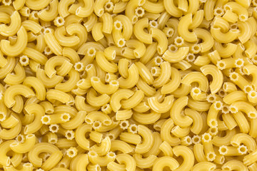 raw pasta background close up
