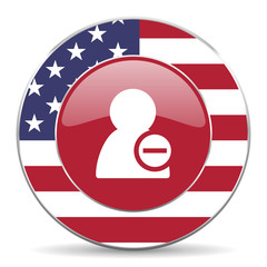 remove contact american icon