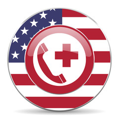 emergency call american icon