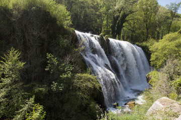 Cascata della Marmore , particolare dal parco 1 .