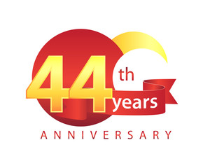 44 Years Anniversary Logo