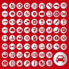 Car Service Icon set