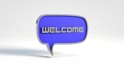 welcome blue chat