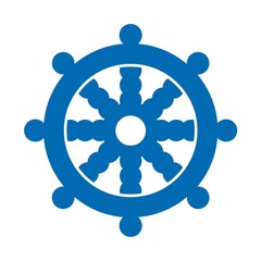 Dharmachakra bleu