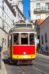 Naklejka na ściany i meble Lisbon tram