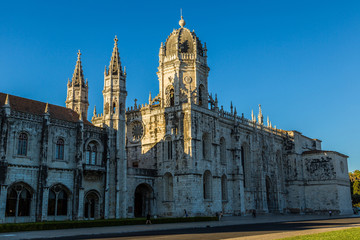 Naklejka premium Hieronymites Monastery in Lisbon