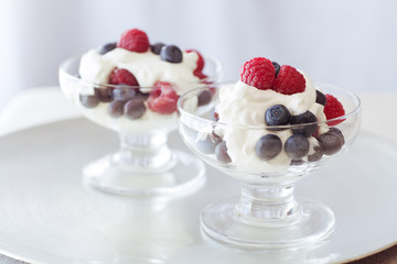 Berries & Fresh Whipped Cream