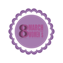 Naklejka premium Women's day