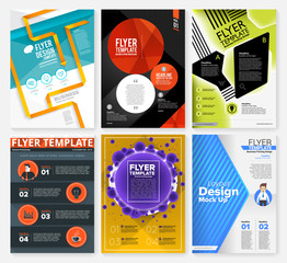 Graphic design template layout for design