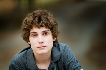 head-shoot of a teen boy