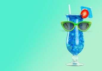 Cocktail, drink, glass.