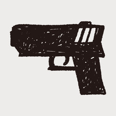 gun doodle