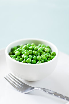 Healthy Green Peas, lightly steamed. 