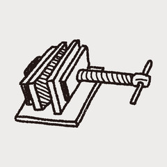 jaw vice doodle