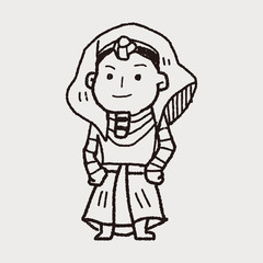 pharaoh doodle