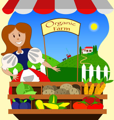 organic farm girl