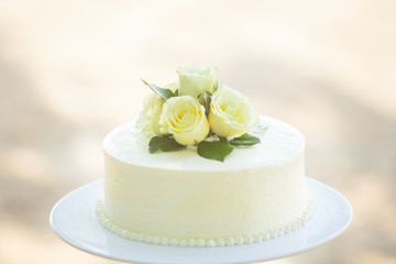 White Wedding Cake