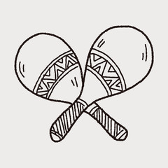 maracas doodle