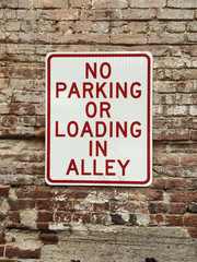 Fototapeta premium alley-sign